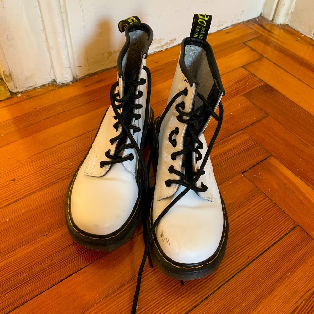 Knock off white doc martens